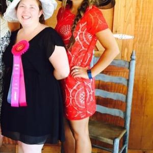 Chelsea & Violet Crochet Shift Dress